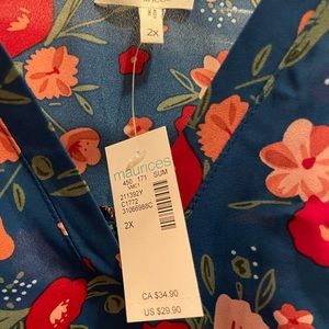 Maurices 2X sleeveless shirt.